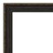 Amanti Art Mirror Makeover Bathroom Mirror Frame Border Kit - Fully Assembled Peel and Stick Frame - Mirror NOT Included - Accent Bronze Narrow Trim